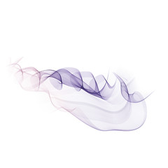 Abstract vector background, transparent waved lines for brochure, flyer design. Blue smoke wave.