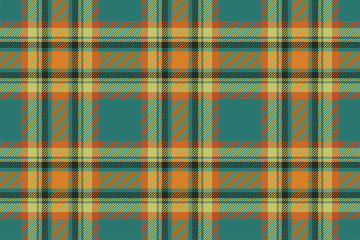 Tartan scotland seamless plaid pattern vector. Retro background fabric. Vintage check color square geometric texture.