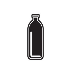 bottle icon vector trendy flat design 