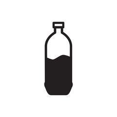 bottle icon vector trendy flat design 