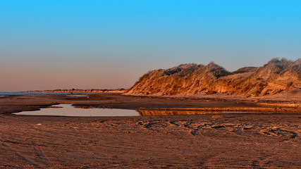 Sand Dunes in the Sunset