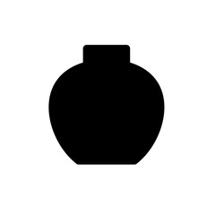 Vase icon, vector illustration. Flat design style. vector vase icon illustration isolated on white background, vase icon Eps10. vase icons graphic design vector symbols.