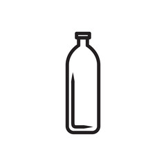 bottle icon vector trendy flat design 