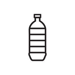 bottle icon vector trendy flat design 
