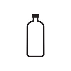 bottle icon vector trendy flat design 