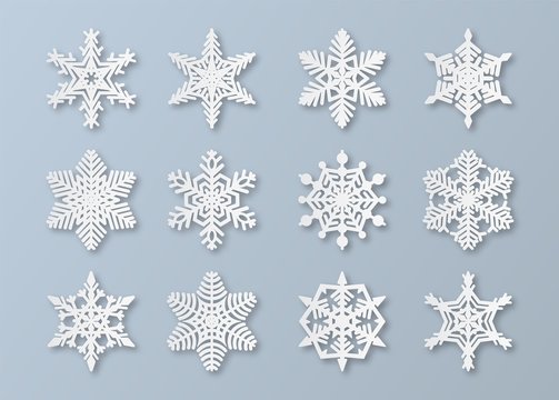 3D Snowflake Decorations ❄️ Paper Snowflakes Using Patterns 