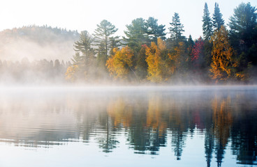  Canadian autum in Saurentian Mountains, Quebec