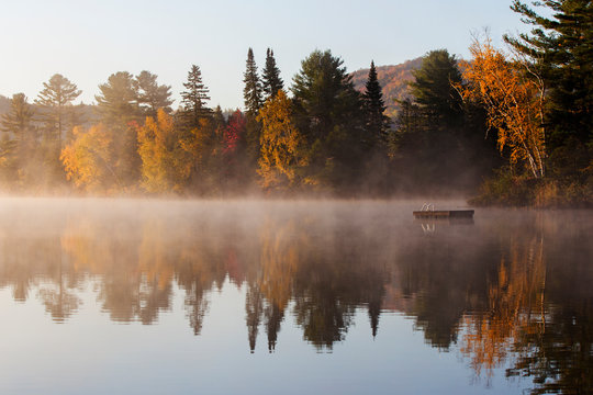  Canadian autum in Saurentian Mountains, Quebec