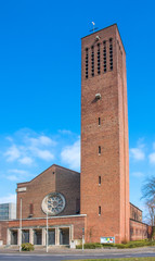 Obraz premium Catholic Franziskus Xaverius Mörsenbroich Dusseldorf (Düsseldorf) North Rhine-Westphalia Germany