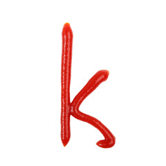 Ketchup Small Letter K