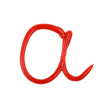 Ketchup Small Letter A