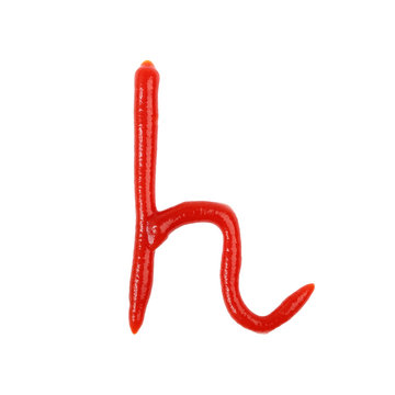 Ketchup Small Letter H