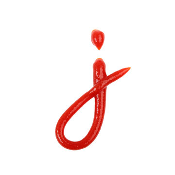 Ketchup Small Letter J