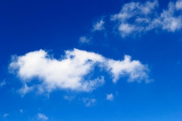 Blue Sky and Cloud Background