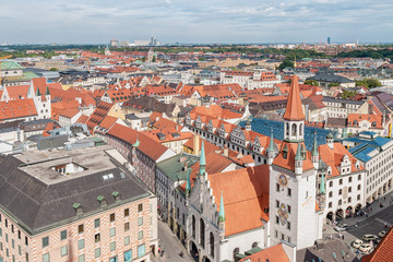 Obraz premium The Munich Skyline - Bavaria, Germany