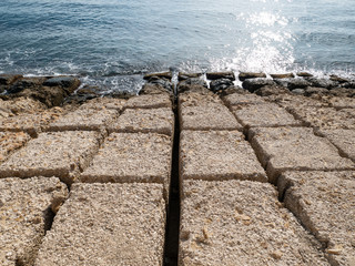  breakwater of the port of javea