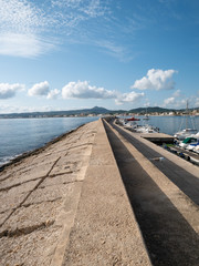  breakwater of the port of javea
