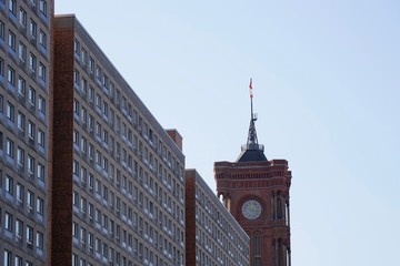 Alexanderplatz mit Rotem Rathaus 
