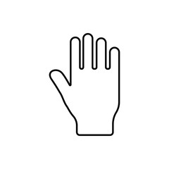 Hand Icon Vector Logo Template Illustration Design. Vector EPS 10.