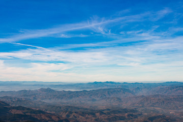 view of the mountains