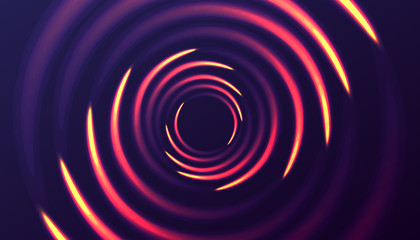 Abstract background with luminous hypnotic swirling backdrop