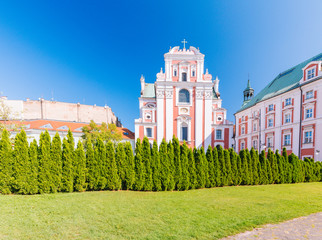 Fototapeta premium Poznan. Former collegiate Jesuit. Historical architecture