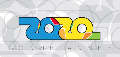 BONNE ANNÉE 2020 COLORÉ