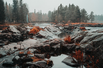 Koitelinkoski Rapid in Snowing Autumn 6
