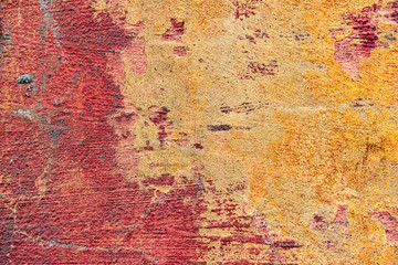 Texture of a concrete wall with cracks and scratches which can be used as a background