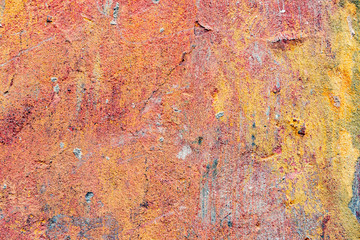 Texture of a concrete wall with cracks and scratches which can be used as a background