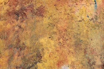 Texture of a concrete wall with cracks and scratches which can be used as a background