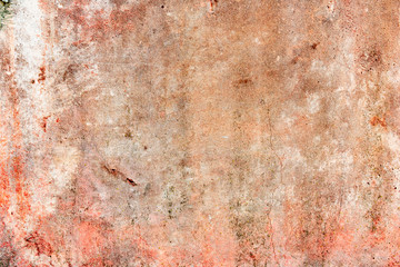 Texture of a concrete wall with cracks and scratches which can be used as a background