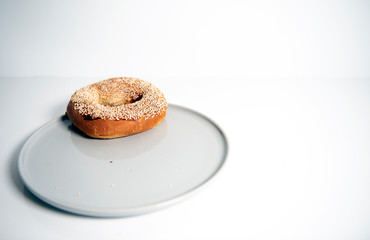 turkish bagel with sesame seeds
