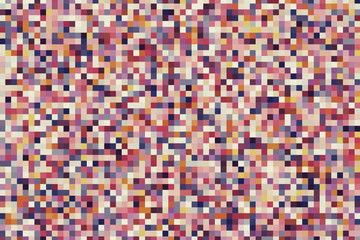 Colorful geometric pattern with different shapes. Oil painting on canvas style. Modern creative texture, minimal flat style. 