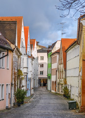 Street in Freising, Germany