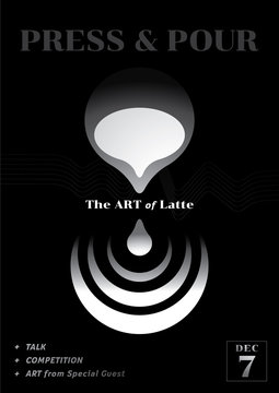 the art of latte poster design