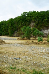 Flood damage caused by typhoon 19 