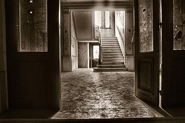 abandoned building
