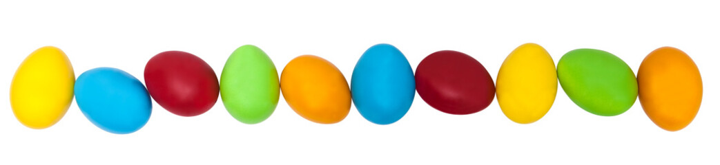 Bunte Ostereier Freisteller