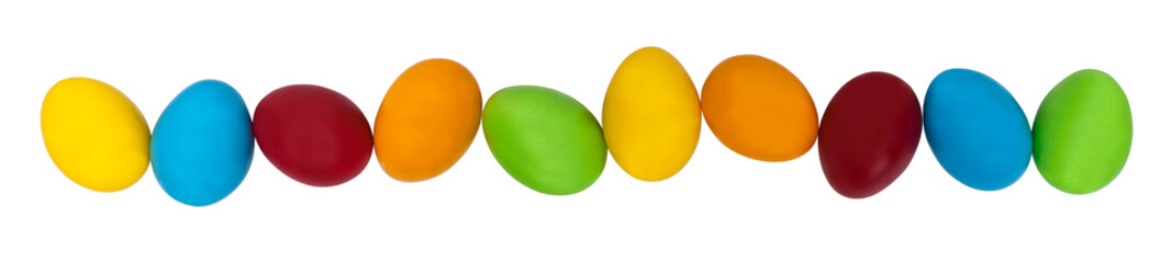 Bunte Ostereier Freisteller