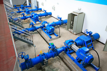 Water supply pump station of mechanical equipment