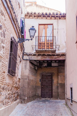 Old houses in the center of Toledo, Spain
