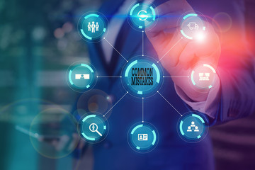 Handwriting text writing Common Mistakes. Conceptual photo actions that are often used interchangeably with error Picture photo system network scheme modern technology smart device