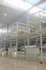 Mechanical equipment truss in the workshop