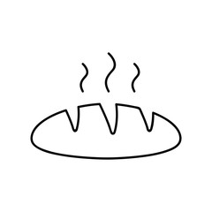 Bread line icon. Symbol for your web site design, logo, app, UI. Vector illustration, EPS