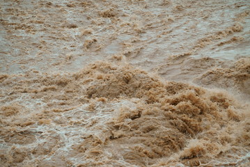 Flood damage caused by typhoon 19 