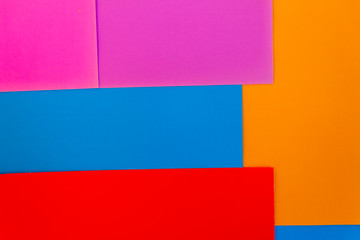 Picture in the form of a set of multi-colored squares and rectangles