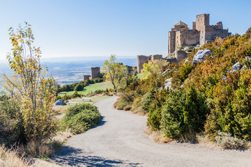 Romanesque Castle Loarre in Aragon province, Spain