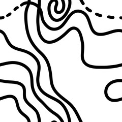 Abstract black and white seamless pattern