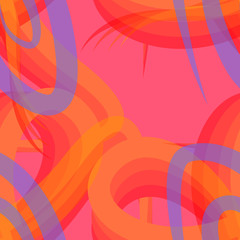 dynamic orange lines pink pattern